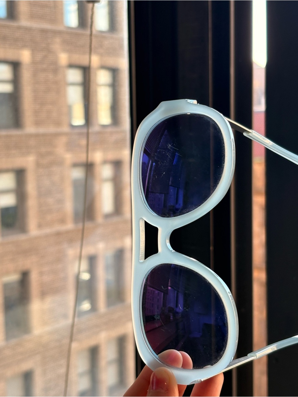 GANNI Blue Sunglasses - Picture 7 of 7